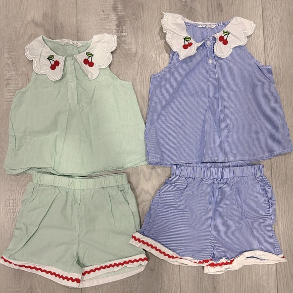 Cotton shirt and shorts set - Picture 1 of 3